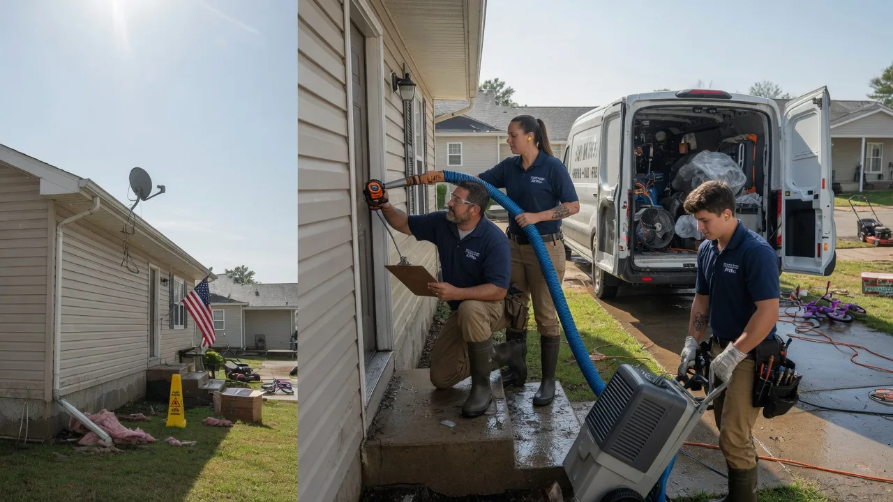 Ceiling Water Damage Restoration in Keota, OK near me